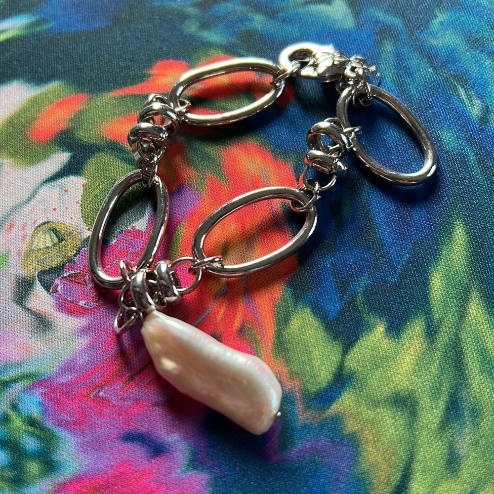 Vintage baroque pearl bracelet real